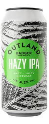Badger Outland Hazy IPA .44 Cans