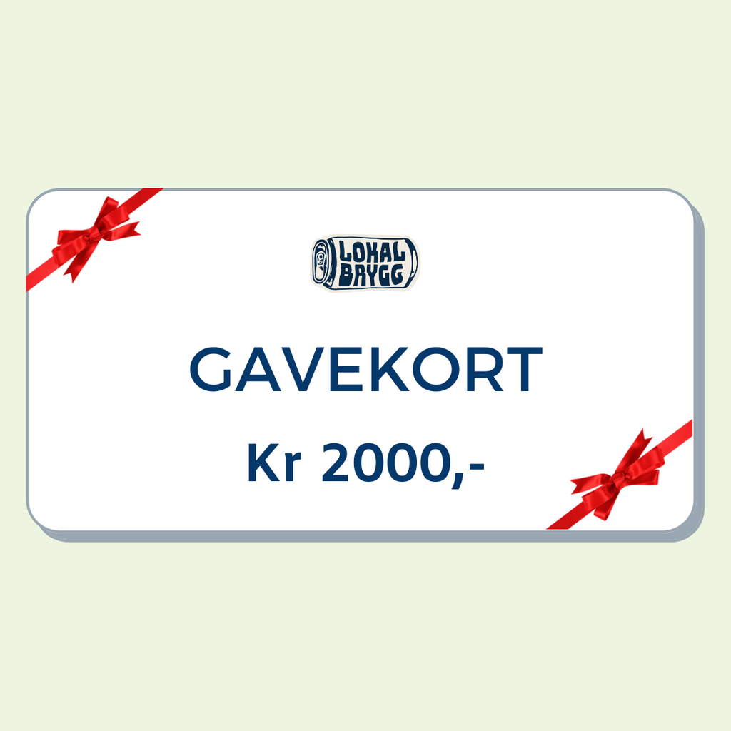 Gavekort 2000 kr