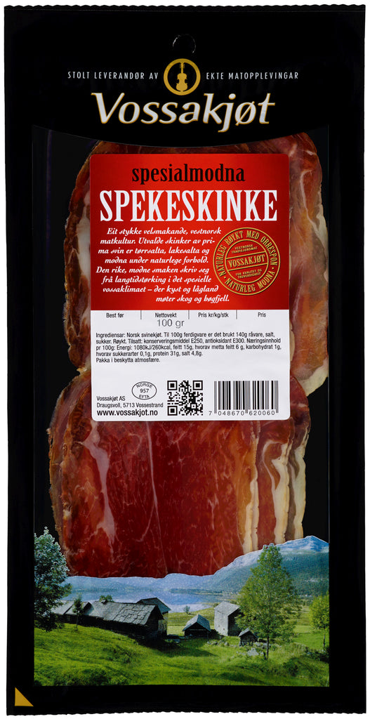 Vossakjøt Spekeskinke 100g